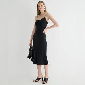 Jcrew Cupro Slip Dress
